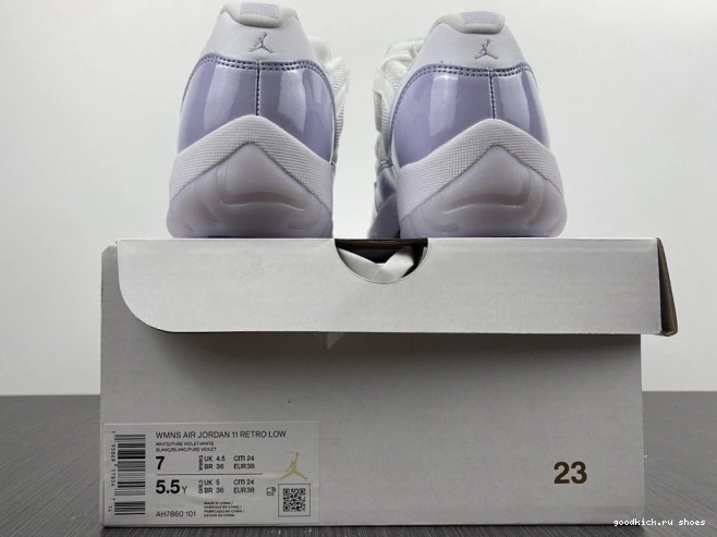 Rep Jordan AH7860-101 Violet Pure WMNS Air Low 11 0630